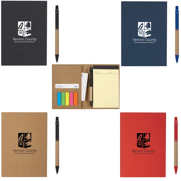 SH6121 Meeting Mate NOTEBOOK With Pen And Custom Imprint